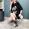 オシャレ度満点 切り替え 好感度満載 プリント Tシャツ カットソー＜U-3672＞