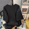 ゆったり感アップ 切り替え 美人度アップ Tシャツ＋ショートパンツ セットアップ＜U-3457＞