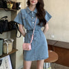 清純甘くて女子力UP POLOネック 一目惚れ ワンピース＜U-3231＞