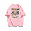 ポップなプリントが夏に映えるプリントTシャツ 半袖 全8色 Tシャツ <U-9252>