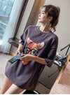 売り切れ必至 アクティブも綺麗も叶う 上品 プリント 全3色 半袖 Tシャツ <U-8990>