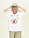 売り切れ必至 早い者勝ち 絶対流行 カジュアル 2色選択 Tシャツ<U-11545>