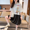 【人気商品再入荷】美人度アップ 好感度UP 海外トレンド カジュアル 全3色 半袖 Tシャツ ＜U-11499＞