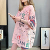 スタイリッシュ 切り替え 一目惚れ プリント Tシャツ カットソー＜U-3540＞