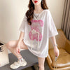 着心地抜群 切り替え 女性力を高める プリント Tシャツ カットソー＜U-3405＞