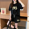 主役級 カジュアル シンプル 半袖Ｔシャツⅹパンツセット全2色<U-11662>