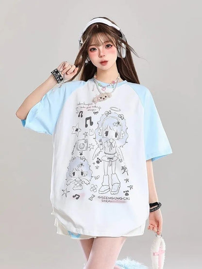 絶対欲しい 売れ筋 話題沸騰中 絶対流行 早い者勝ち カジュアル 2色選択 Tシャツ<U-11278>