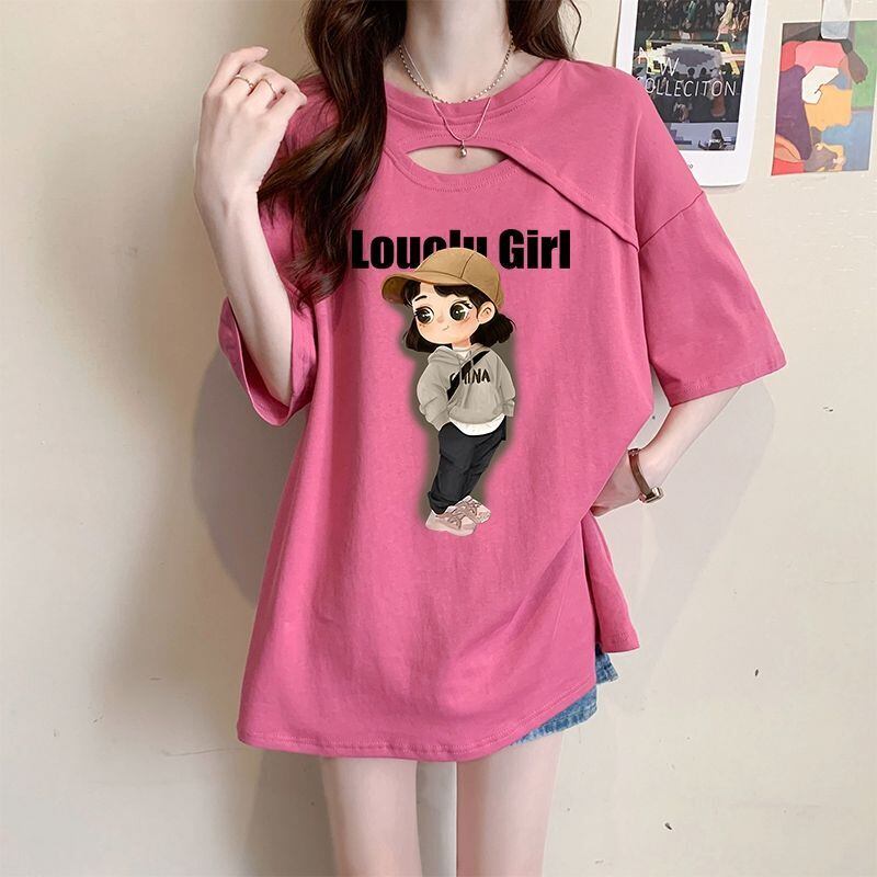 大人可愛い カジュアル キュート 全3色 半袖Tシャツ カットソー ＜U-8602＞