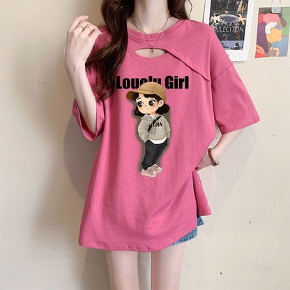 大人可愛い カジュアル キュート 全3色 半袖Tシャツ カットソー ＜U-8602＞