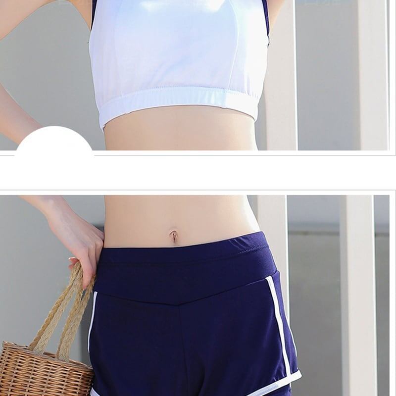 ファッション シャツ＋ジャケット＋ショートパンツ 美人度アップ 3点セット 水着＜U-3433＞