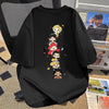 新商品 カジュアル 定番シンプル プリント 全6色 半袖Tシャツ<U-8767>