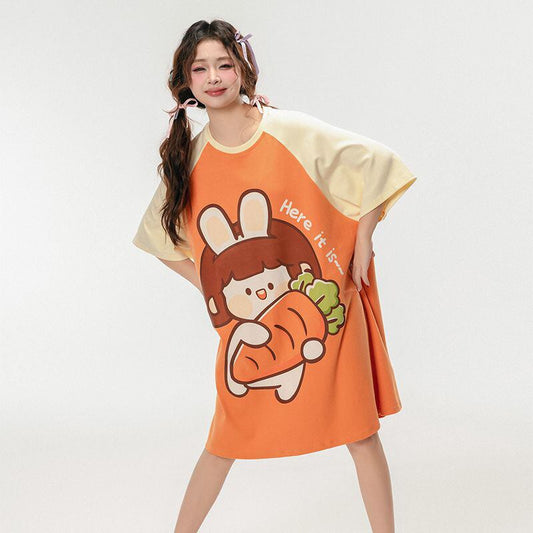 大好評 ナイトウェア 今季マストバイ 可愛いルームウェアワンピース<U-8943>