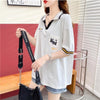 カジュアル 切り替え オシャレ度満点 プリント Tシャツ カットソー＜U-3650＞