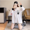美感いっぱい 切り替え 好感度満載 プリント Tシャツ カットソー＜U-3661＞