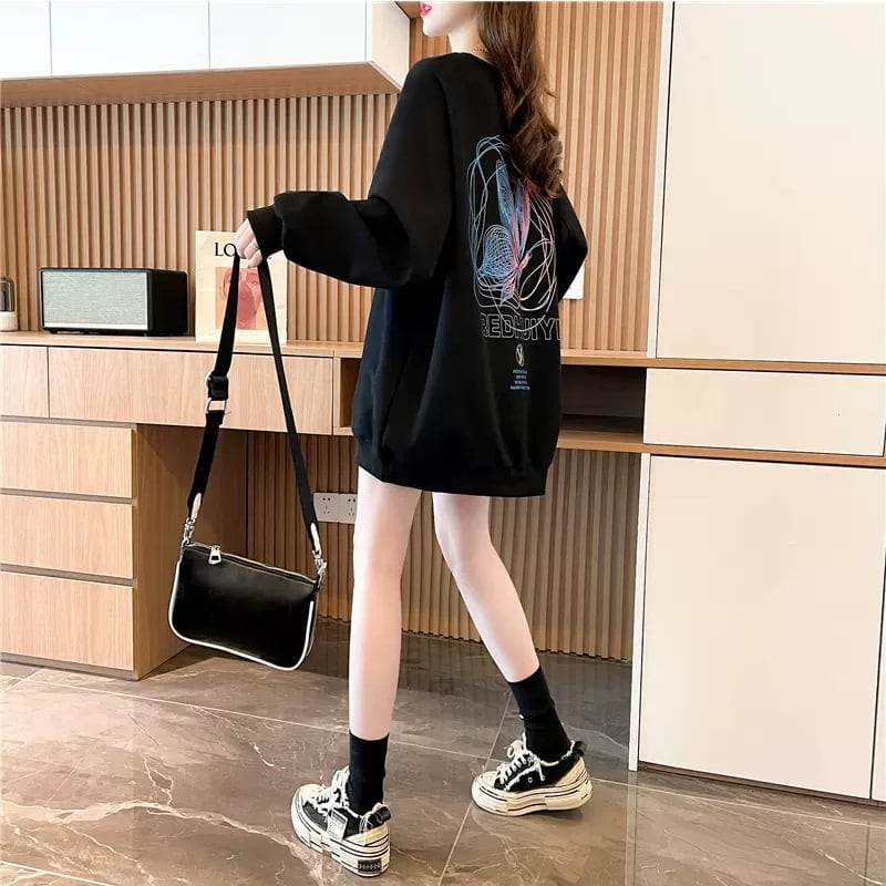 着心地抜群 プリント 女性力を高める スウェット パーカー＜U-3777＞