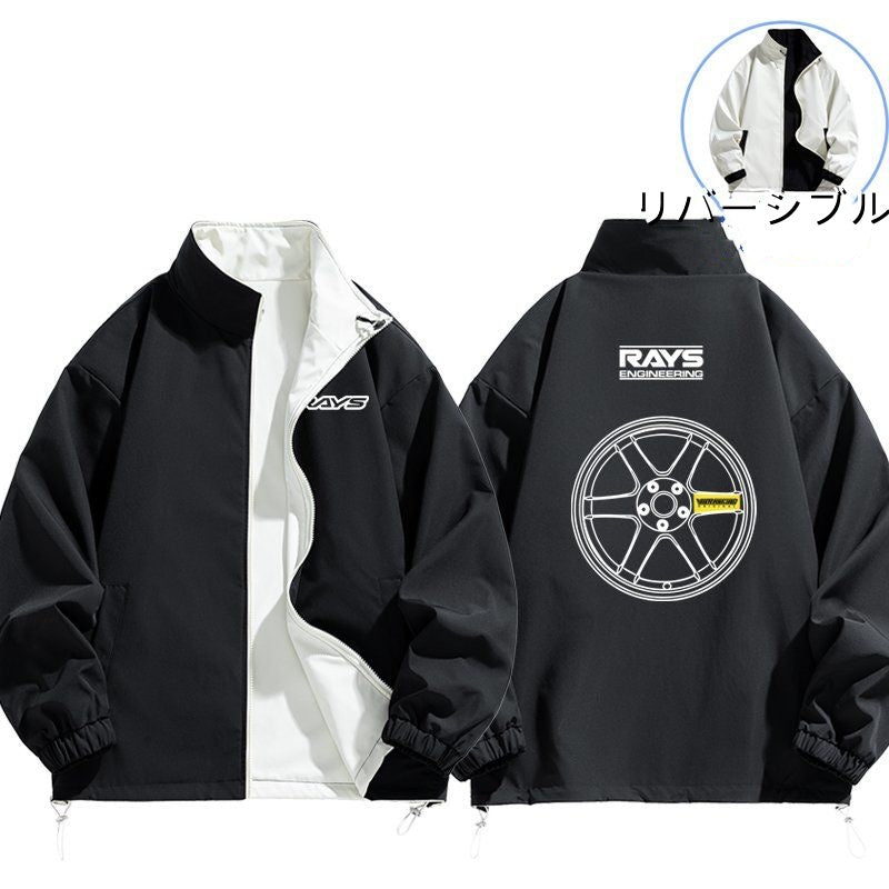 絶対欲しい  撥水加工 男女兼用  リバーシブル ライトジャケット  U-13098