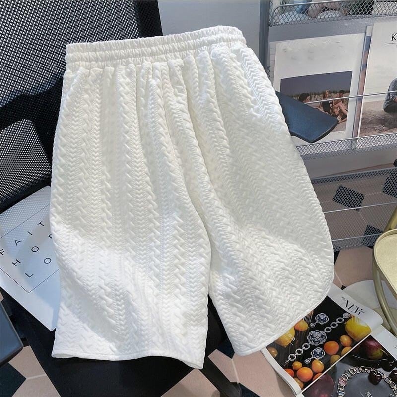 ゆったり感アップ 切り替え 好感度満載 Tシャツ＋ショートパンツ セットアップ＜U-3556＞