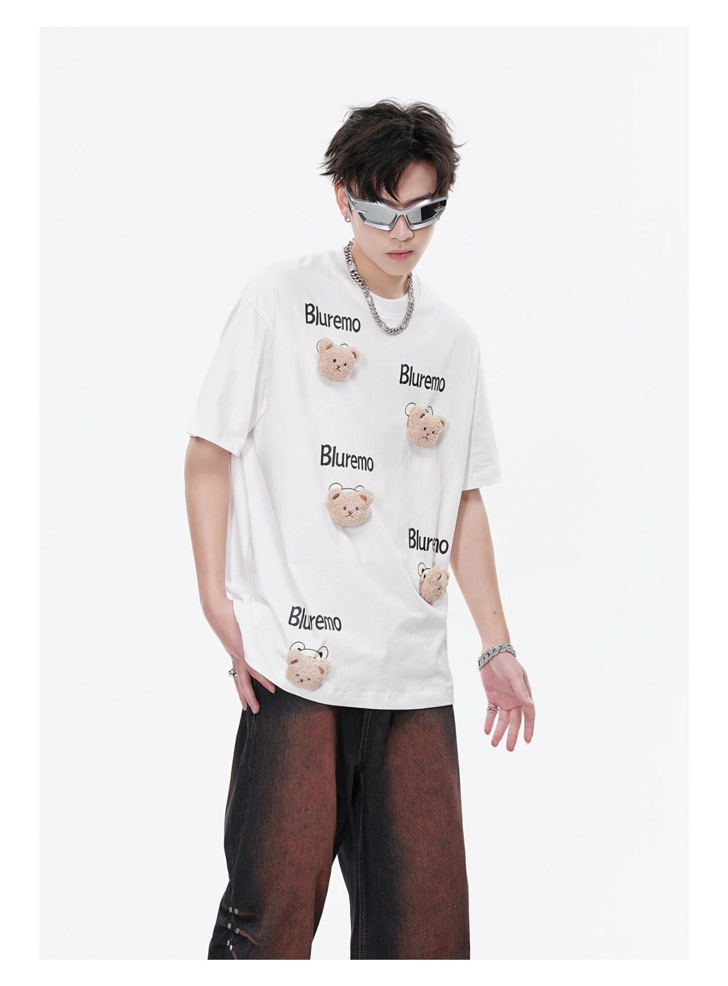 期間限定 ファッション 着回し力抜群 ゆったり 男女兼用 全3色 半袖Tシャツ＜U-9065＞