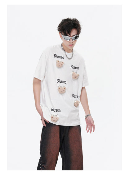 期間限定 ファッション 着回し力抜群 ゆったり 男女兼用 全3色 半袖Tシャツ＜U-9065＞