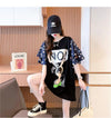 ウエスタンスタイルとデザインのフライングスリーブTシャツ<U-3003>