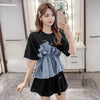カジュアル 切り替え オシャレ度満点 Tシャツ カットソー＜U-3268＞