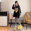 スタイリッシュ 切り替え 一目惚れ プリント Tシャツ カットソー＜U-3648＞