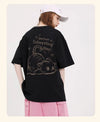 おすすめ 感満々 柔らかくて優しい印象 タイルアップ プリント 4色選択 半袖Tシャツ＜U-9317＞