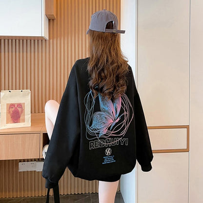 着心地抜群 プリント 女性力を高める スウェット パーカー＜U-3777＞