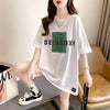 着心地抜群 切り替え 女性力を高める プリント Tシャツ カットソー＜U-3592＞