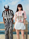 主役級 絶対流行 売れ筋 早い者勝ち カジュアル 2色選択 男女兼用 Tシャツ<U-11420>