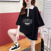 カジュアル 切り替え 着心地抜群 プリント Tシャツ カットソー＜U-3622＞
