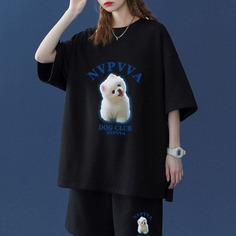 【半額セール】早い者勝ち  半袖Ｔシャツⅹパンツセット全4色 男女兼用<U-6556>