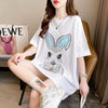 今季大好評 切り替え 美感いっぱい プリント Tシャツ カットソー＜U-3495＞