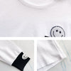 美感いっぱい 切り替え 好感度満載 プリント Tシャツ カットソー＜U-3661＞