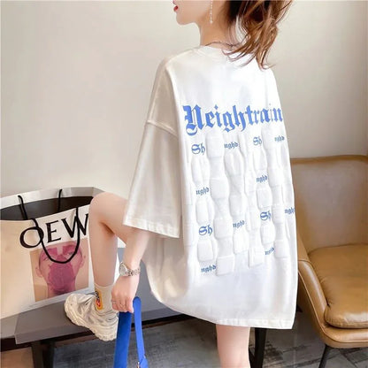 スタイリッシュ 3色選択可 一目惚れ アルファベット Tシャツ カットソー＜U-3060＞