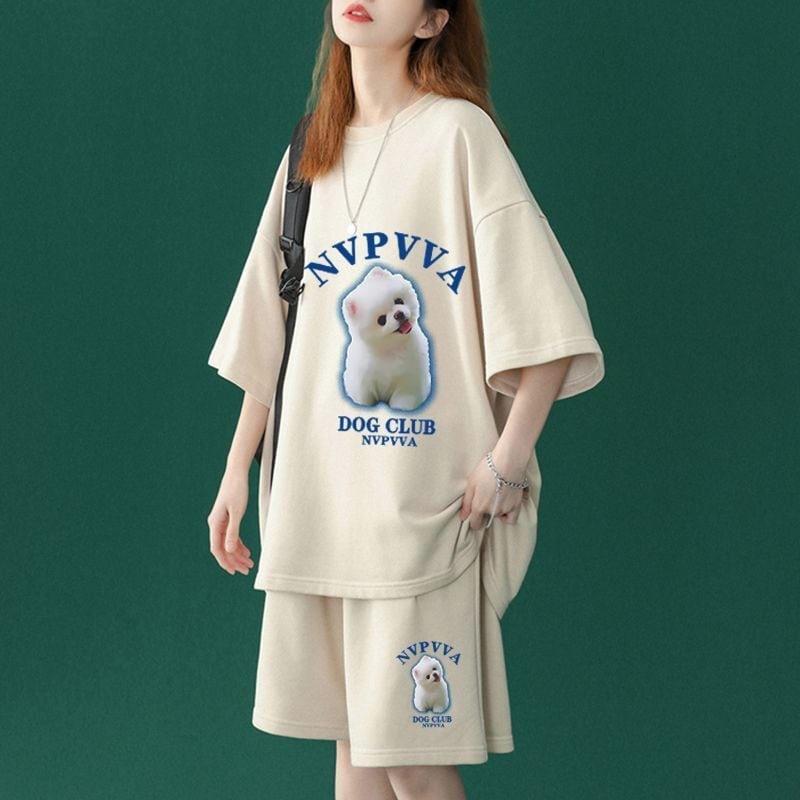 【半額セール】早い者勝ち  半袖Ｔシャツⅹパンツセット全4色 男女兼用<U-6556>