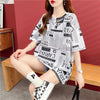 好感度満載 美感いっぱい プリント Tシャツ カットソー＜isf-3175＞