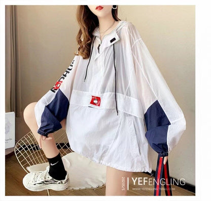 美人度アップ 売り切れ必至 ファッション 超人気 シンプル 透け感 日焼け対策 2色 シャツ ＜U-11465＞