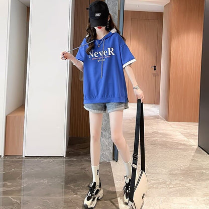 カジュアル 切り替え オシャレ度満点 プリント Tシャツ カットソー＜U-3656＞