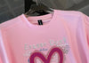 超人気 ホットダイヤモンド カジュアル プリント 半袖Tシャツ ショートパンツ セットアップ ＜U-9215＞