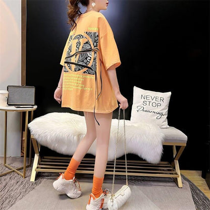 デザイン感 3色選択可 合わせやすい Tシャツ カットソー＜U-3055＞