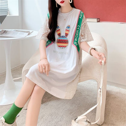 スタイリッシュ プリント 一目惚れ Tシャツ カットソー＜U-3265＞