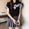 新作 上質 話題沸騰中 好感度UP ニット 全2色 半袖Tシャツ＜U-8734＞