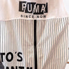 大好評 切り替え ストライプ柄 プリント ロング Tシャツ 三色 ゆったりワンピース ＜U-4012＞