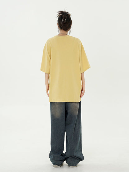 絶対欲しい 好感度UP 海外トレンド カジュアル 全3色 半袖 Tシャツ ＜U-11101＞