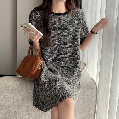 着回し力抜群 Tシャツ カジュアル ゆったりワンピース ＜U-8506＞