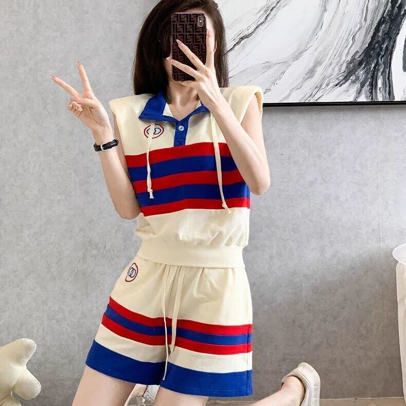 大活躍 シンプル ファッション 上品 ブラウスⅹパンツセット<U-6624>