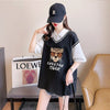 話題沸騰中 レイヤード風 オシャレ度満点 6色選択可 Tシャツ カットソー＜U-8362＞