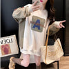 春夏 ロング プリントTシャツ アルファベット ＜U-2811＞