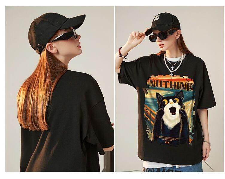 絶対欲しい デザイン性抜群 売り切れ必至 ファッション プリント 4色選択 半袖Tシャツ＜U-9293＞